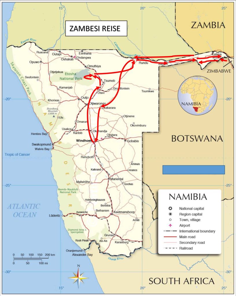 Map Sambesi